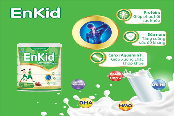Bật mí những lợi ích tuyệt vời mà sữa Enkid Canxi Nano Mk7 đem lại.