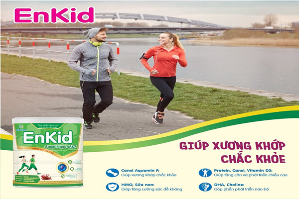 Lợi ích vượt trội từ sữa Enkid Canxi Nano Mk7 cho sức khỏe bạn.