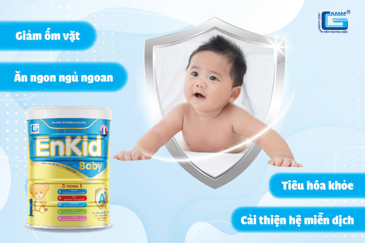 Sản phẩm sữa hỗ trợ tiêu hóa, ăn ngon, ngủ tốt và tăng cường hệ miễn dịch.