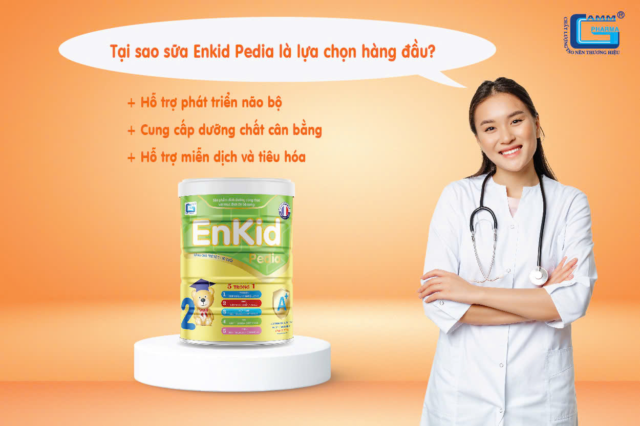 Lý do khiến sữa Enkid Pedia trở thành lựa chọn hàng đầu cho bé.